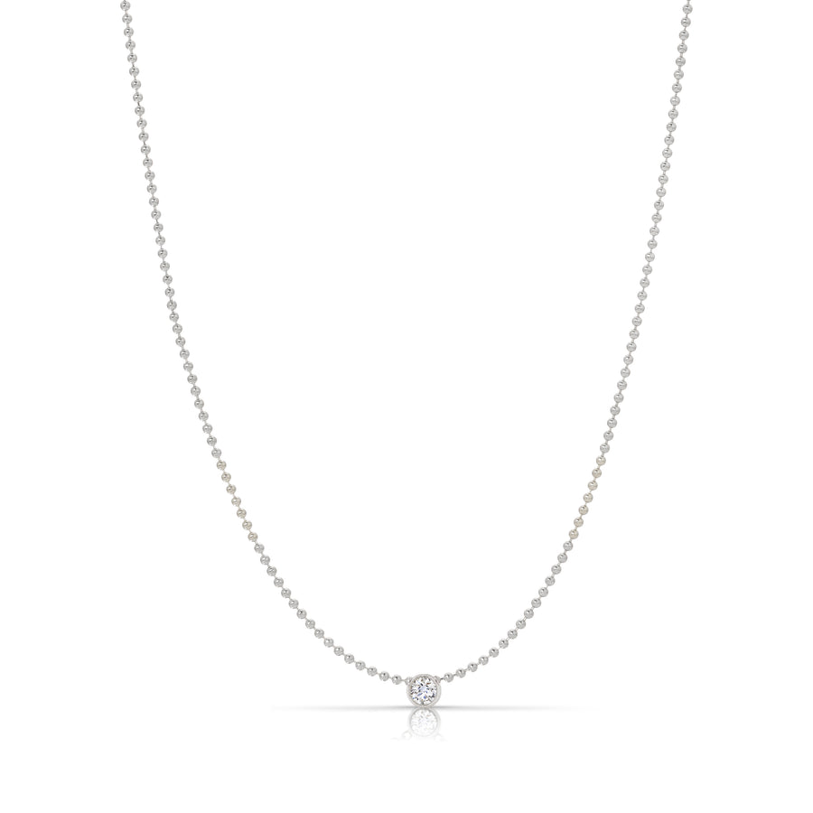 Single Diamond Layering Necklace
