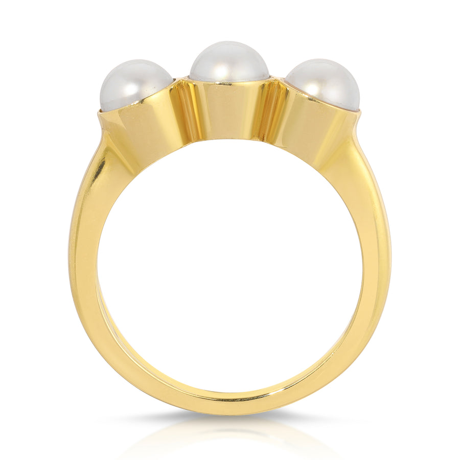 Tres Pearl Ring